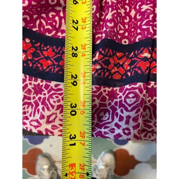 Tommy Bahama Pink Multicolor Bohemian Butterfly Sleeve Pullover Swimsuit Coverup - Picture 10 of 10